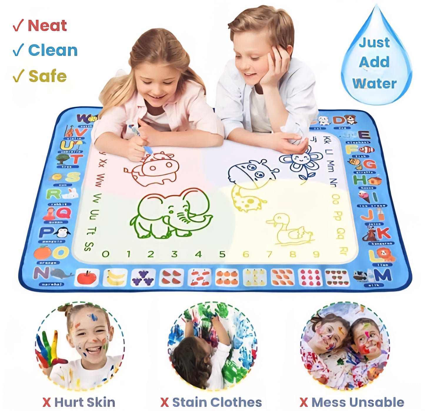 AquaScribble™- Mess-Free Art | Water Doodles | Learn Through Play