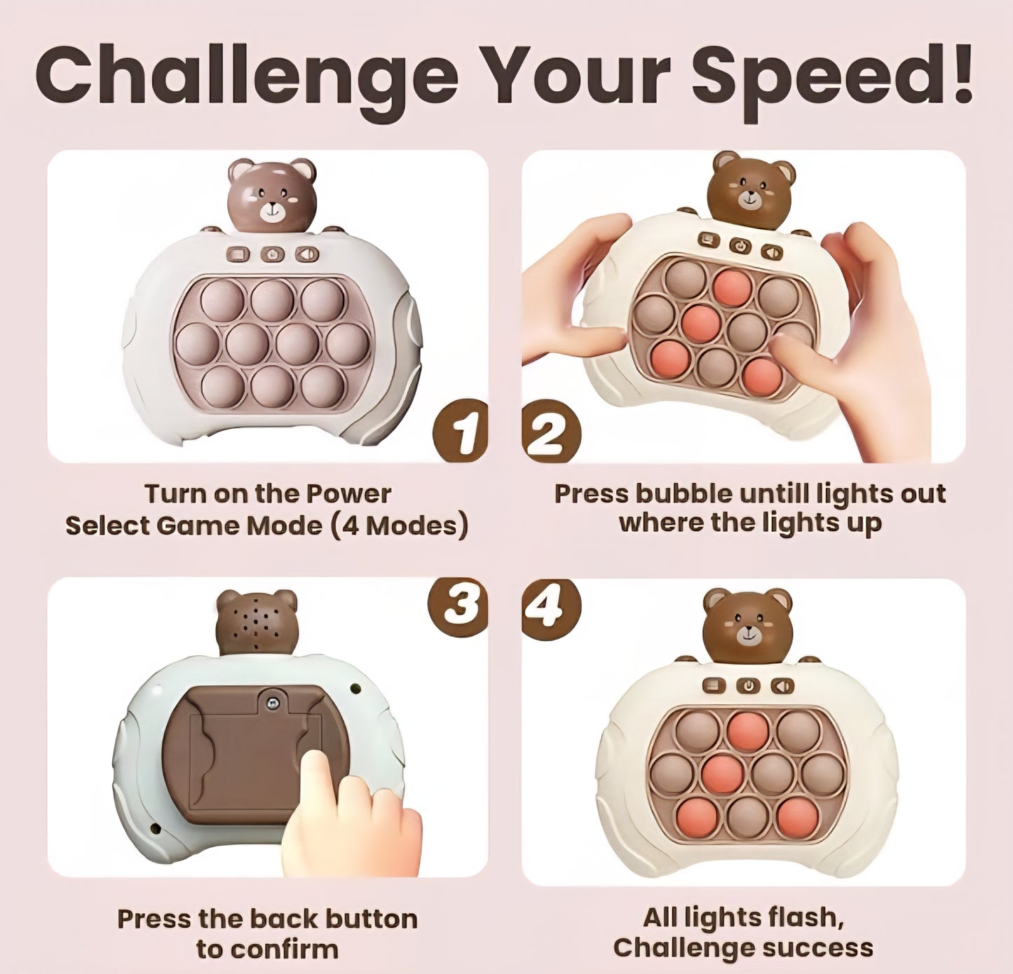 BubbleBlast™ – Light-Up Action | Memory Challenge | Stress Relief & Fun