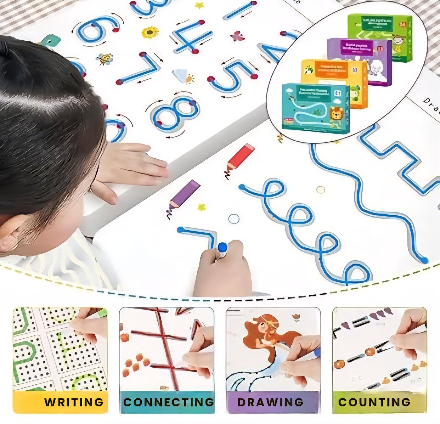 AquaTales™ – Water-Paint Fun | Storybook Magic | Mess-Free Colouring