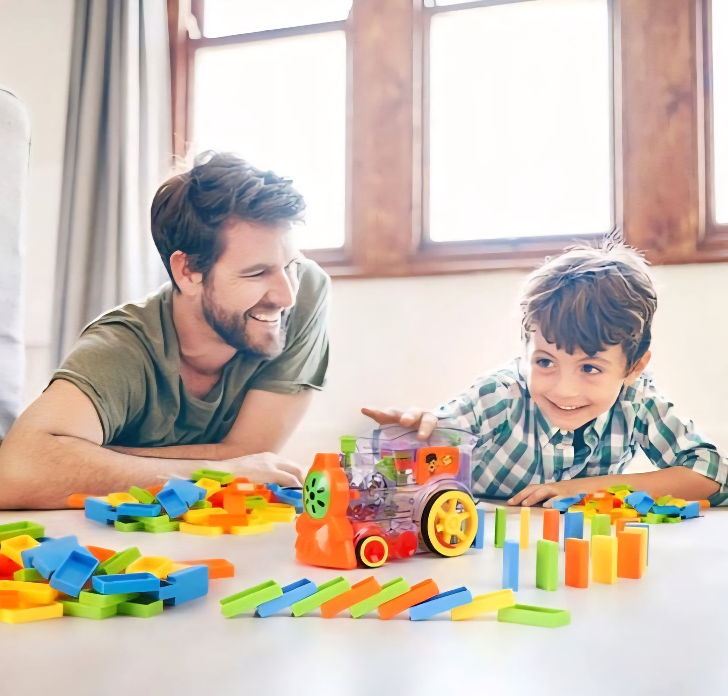 BlockChase™ – Race, Set, Domino | Instant Chain Reactions | Perfect for Little Hands