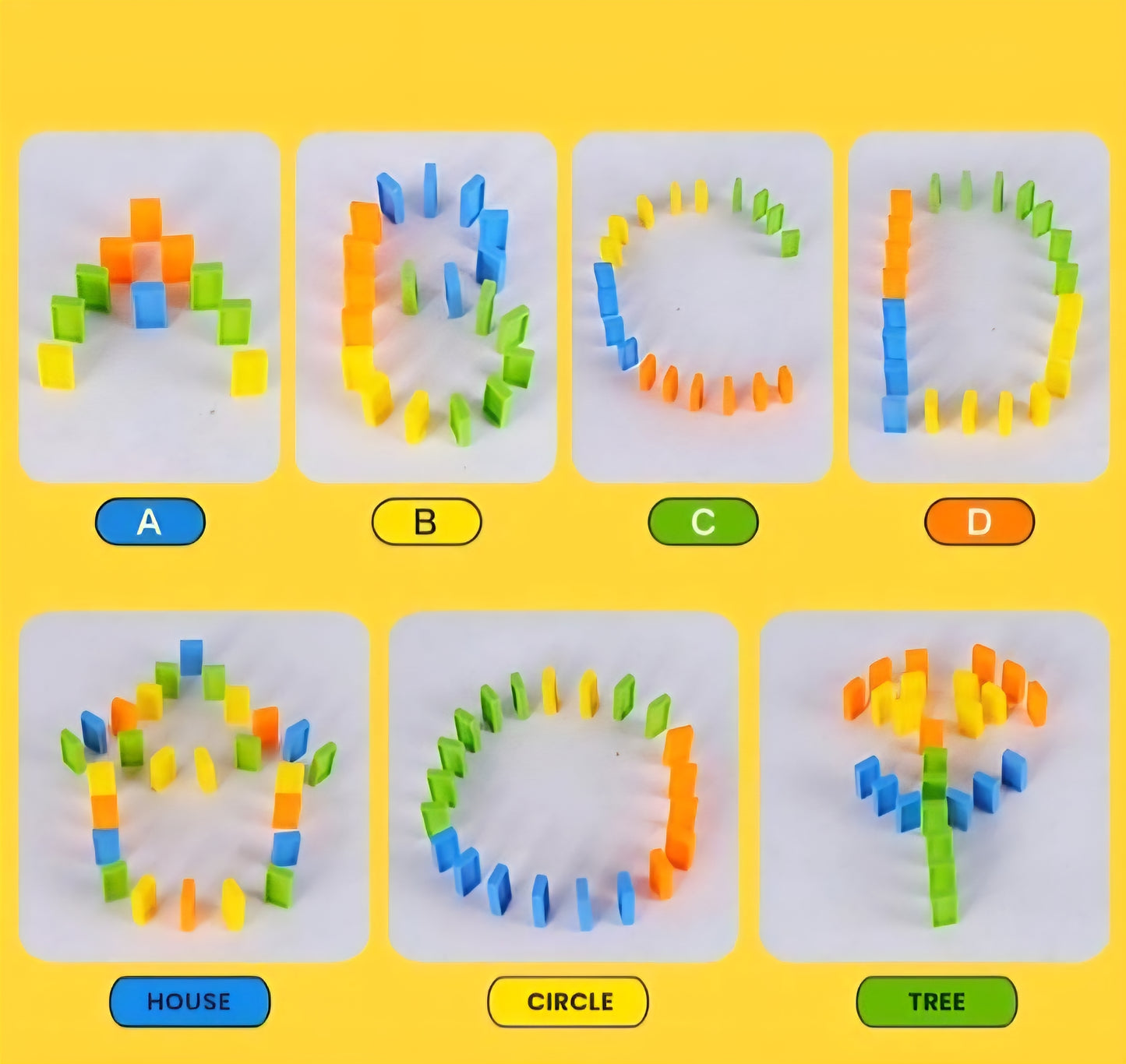 BlockChase™ – Race, Set, Domino | Instant Chain Reactions | Perfect for Little Hands