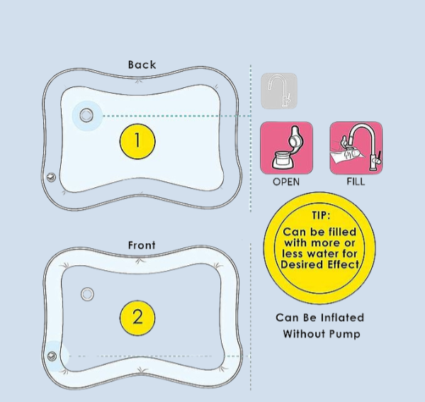 AquaAdventure Playmat™ - Interactive Water Play for Sensory Stimulation and Fun Tummy Time