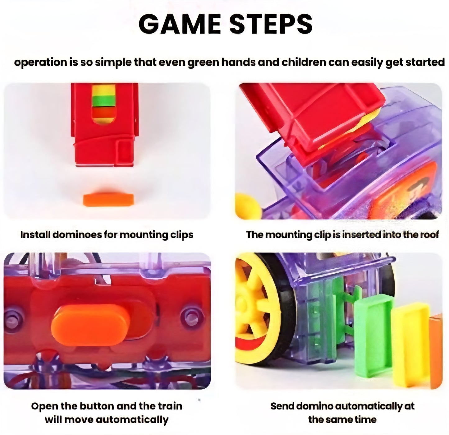 BlockChase™ – Race, Set, Domino | Instant Chain Reactions | Perfect for Little Hands