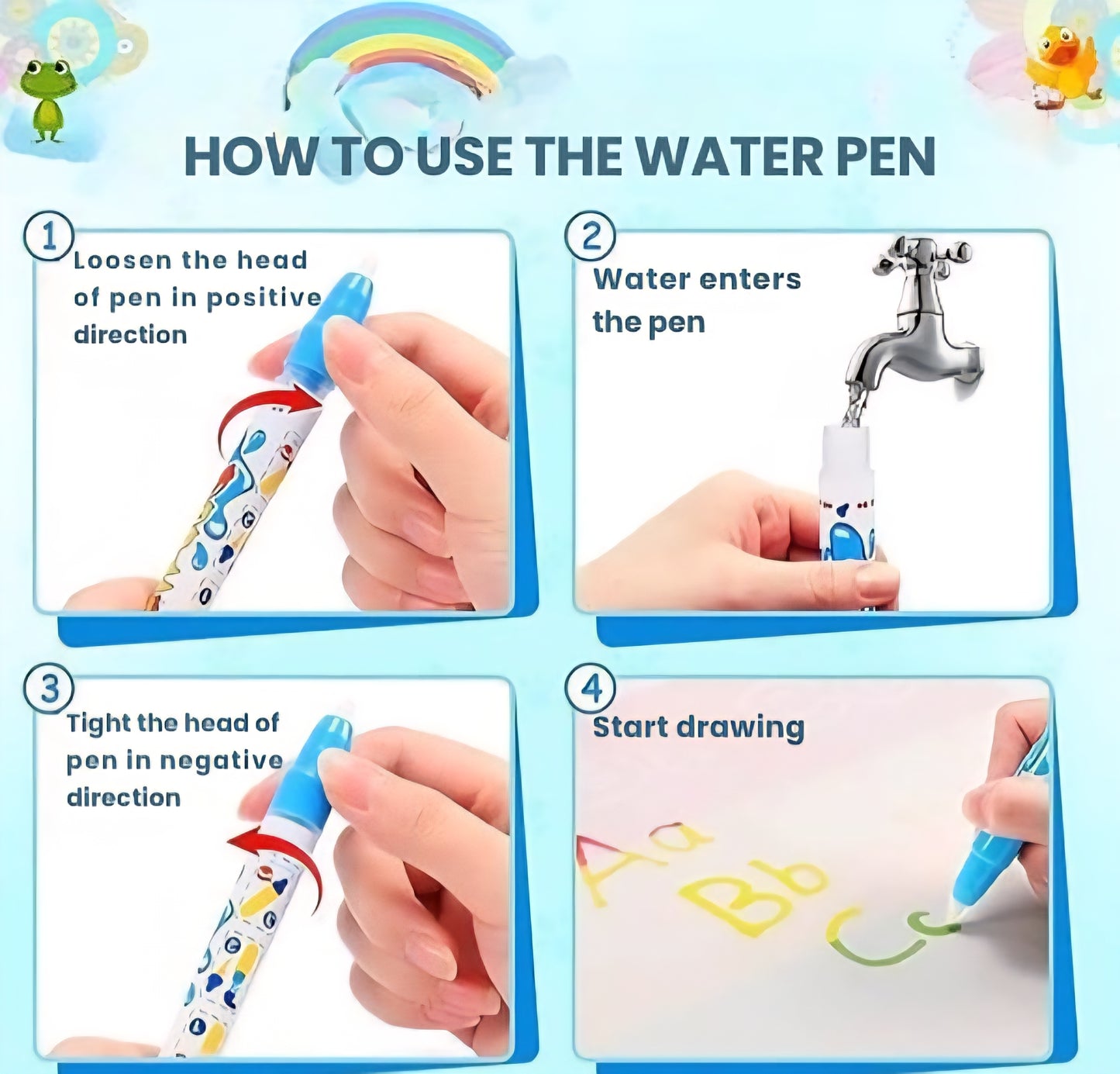AquaScribble™- Mess-Free Art | Water Doodles | Learn Through Play