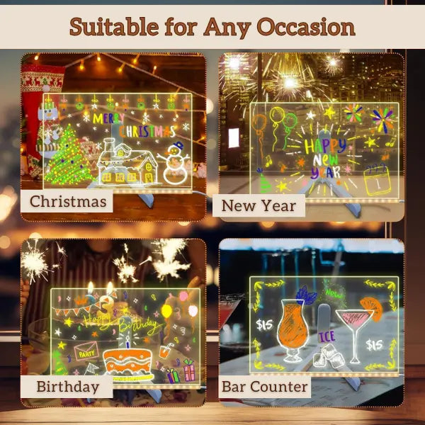 BrightBoard™ – The Ultimate Light-Up Drawing & Writing Pad!