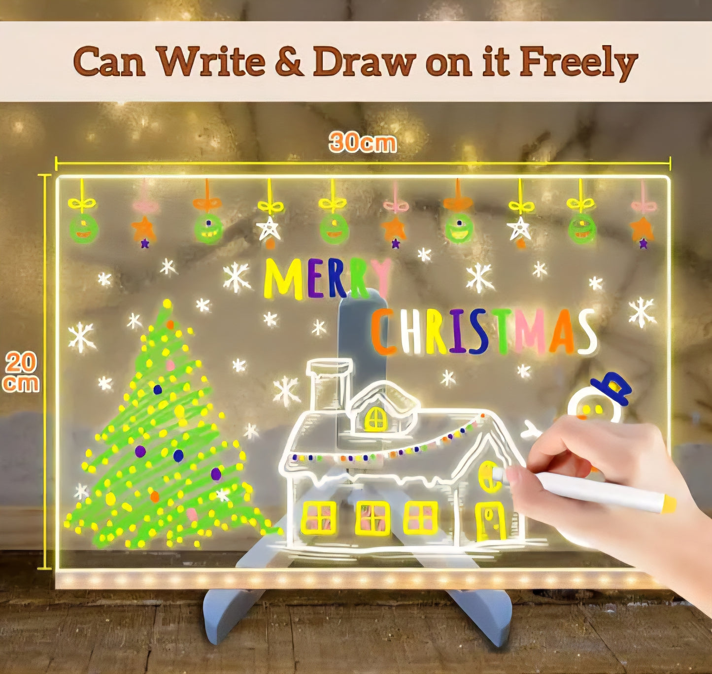 BrightBoard™ – The Ultimate Light-Up Drawing & Writing Pad!