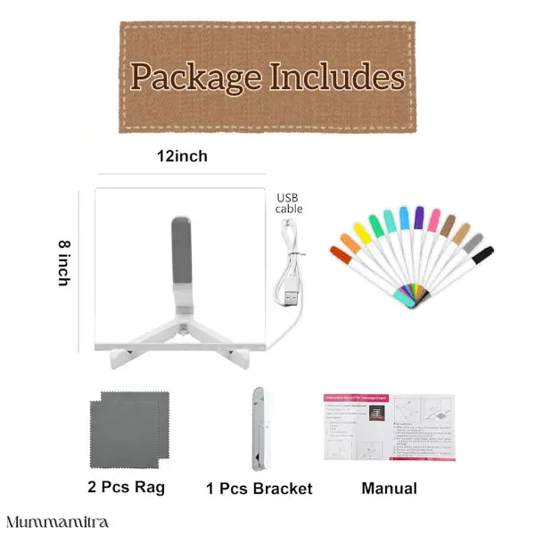 BrightBoard™ – The Ultimate Light-Up Drawing & Writing Pad!