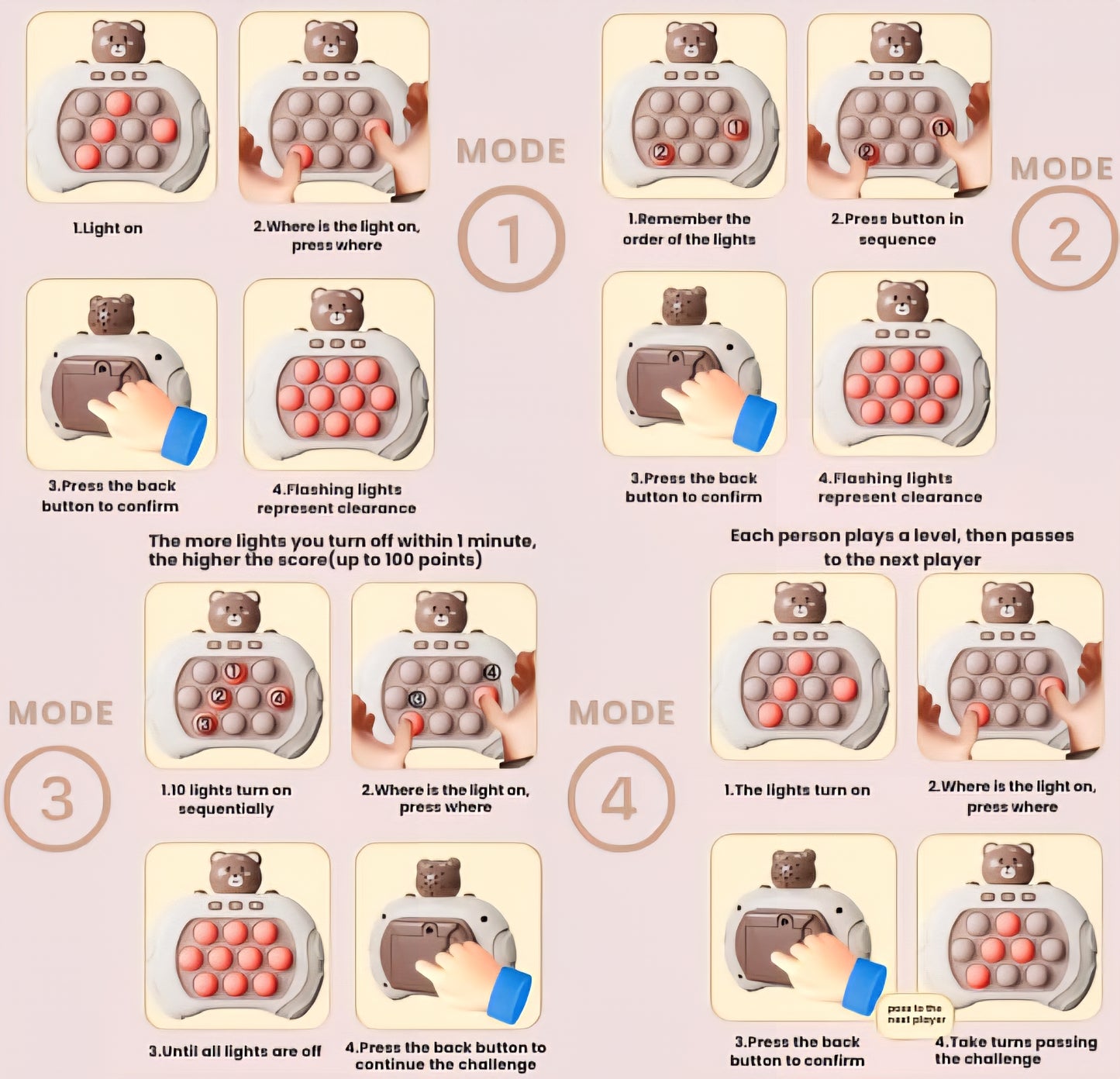 BubbleBlast™ – Light-Up Action | Memory Challenge | Stress Relief & Fun