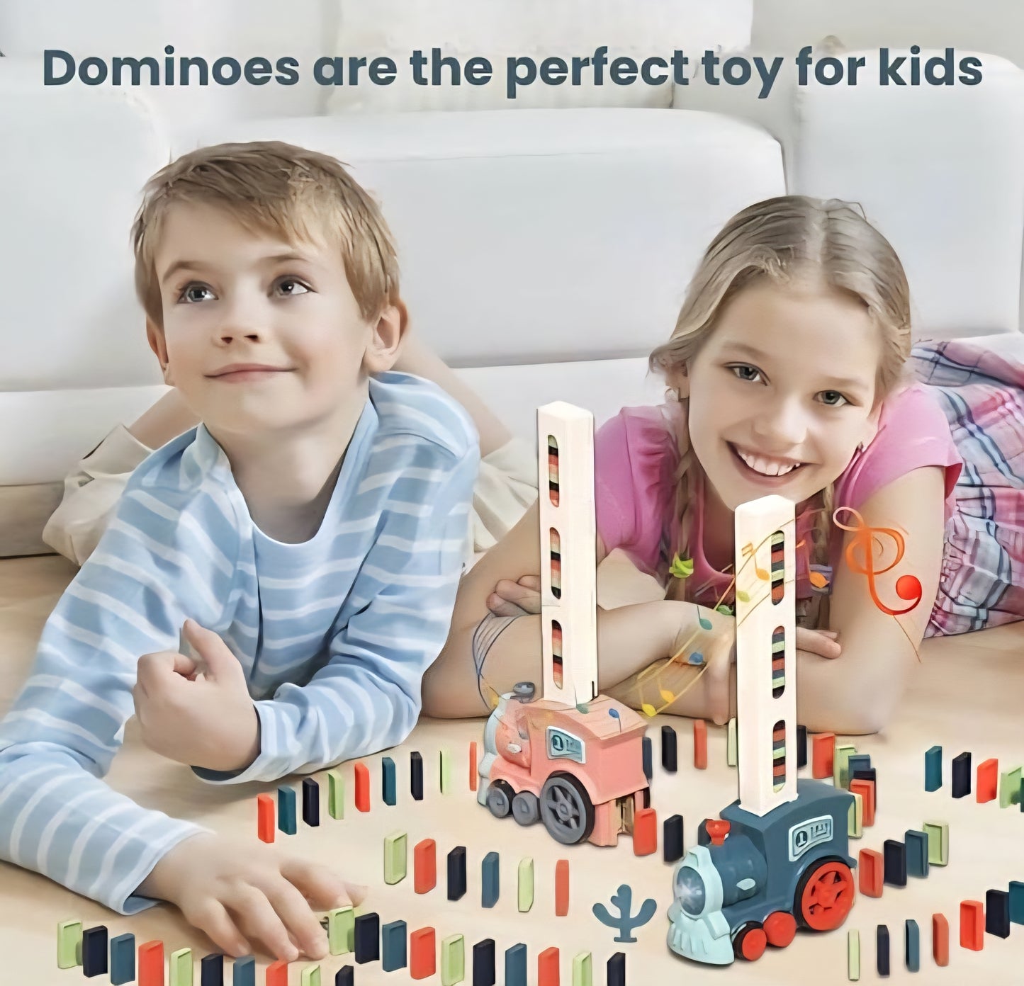 BlockChase™ – Race, Set, Domino | Instant Chain Reactions | Perfect for Little Hands
