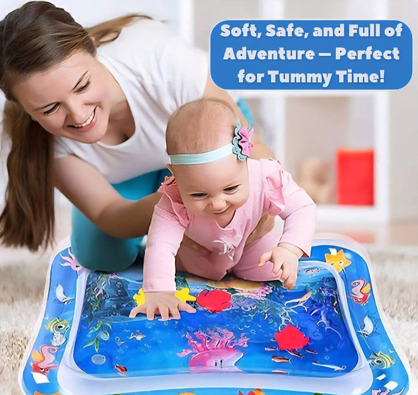 AquaAdventure Playmat™ - Interactive Water Play for Sensory Stimulation and Fun Tummy Time
