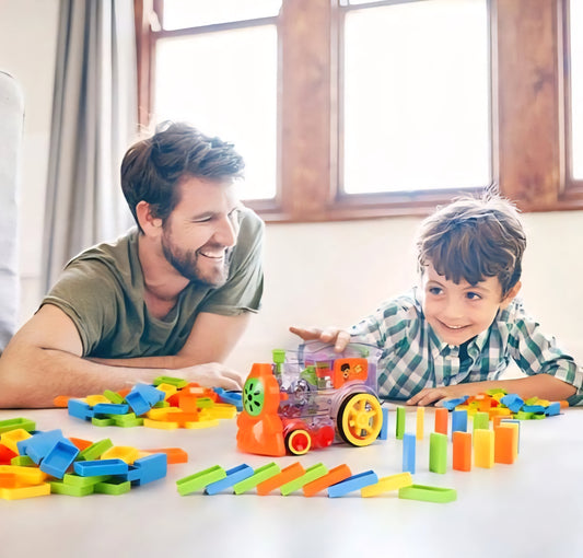 BlockChase™ – Race, Set, Domino | Instant Chain Reactions | Perfect for Little Hands