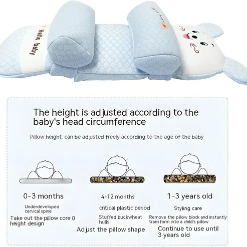Baby Shaping Head Support Pillow - Assorted Colour drop